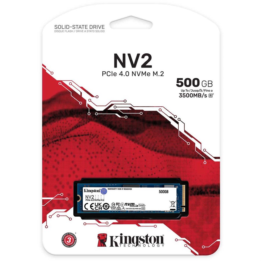 Kingston M.2 NVME SSD 500GB NV2 Kingston M.2 NVME SSD 500GB NV2